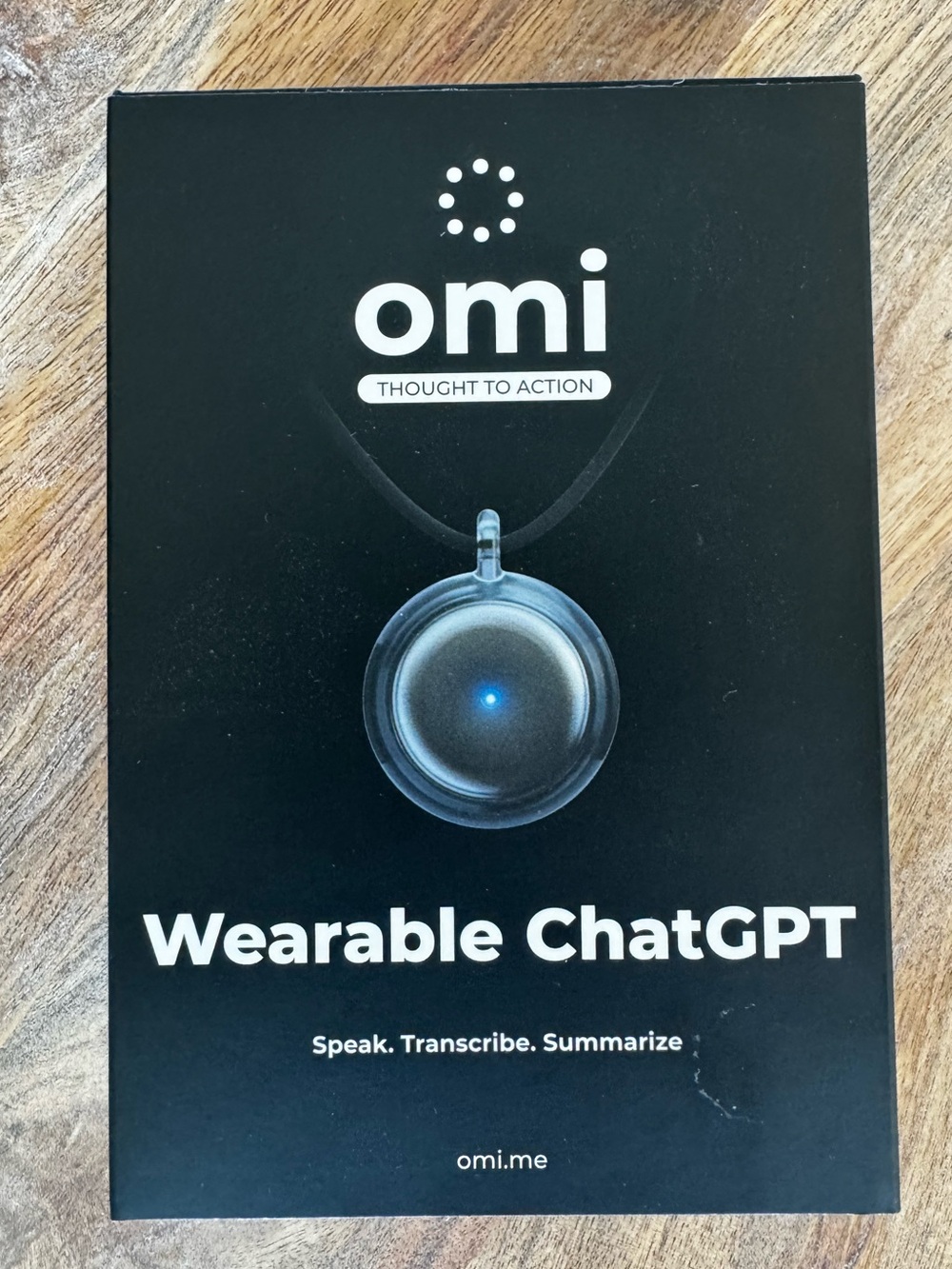 Omi AI Wearable ChatGPT